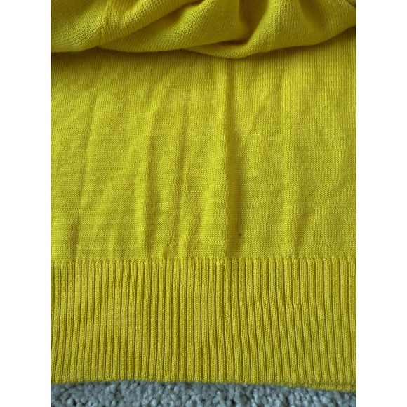 VTG l.a.m.b. sweater fall 2008 yellow Turtleneck Long Sleeve Size XS Women's Y2K - Picture 4 of 8